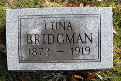 Luna Almira “Miller” <I>Osteen</I> Bridgeman 