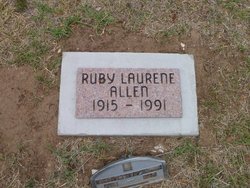 Ruby Laurene <I>Meador</I> Allen 