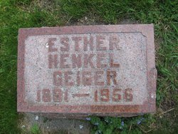 Esther Rose <I>Henkel</I> Geiger 