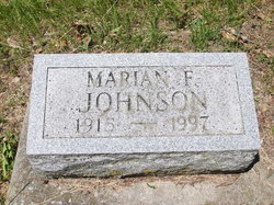 Marian Frances <I>Erwin</I> Johnson 