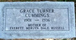 Grace Mary <I>Turner</I> Cummings 