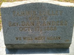 Fannie <I>Lolley</I> Anders 