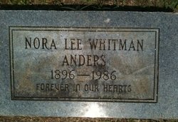 Nora Lee <I>Whitman</I> Anders 