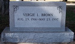 Vergie Lucille “VV” <I>Hale</I> Brown 