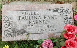 Olive Pauline <I>Rand</I> Barnes 