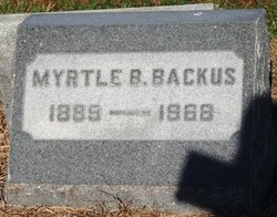 Myrtle Mae <I>Barrow</I> Backus 