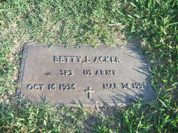 Betty L <I>DeVore</I> Acker 