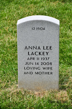 Anna Lee <I>Hilliard</I> Lackey 