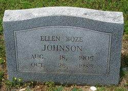 Ellen <I>Boze</I> Johnson 