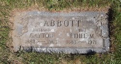Ethel May <I>West</I> Abbott 