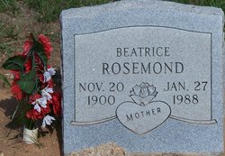 Beatrice <I>Renfroe</I> Rosemond 