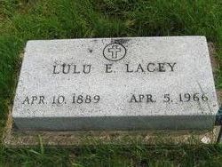 Lulu E <I>Thompson</I> Lacey 