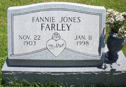 Fannie <I>Jones</I> Farley 
