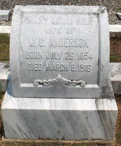 Mary Lewis <I>High</I> Anderson 