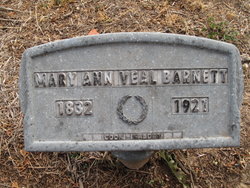 Mary Ann <I>Veal</I> Barnett 