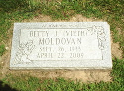Betty J. <I>Vieth</I> Moldovan 