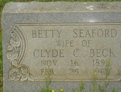 Betty <I>Seaford</I> Beck 