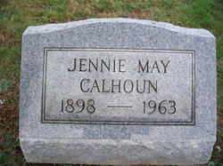 Jennie May <I>Hillyer</I> Calhoun 