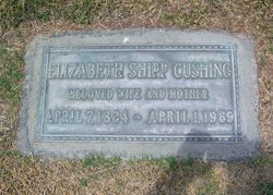 Lillie Elizabeth “Elizabeth” <I>Shipp</I> Cushing 