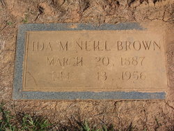 Ida Catherine <I>McNeill</I> Brown 