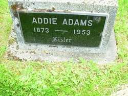 Adeline Electra “Addie” <I>Drake</I> Adams 