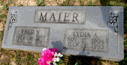 Lydia Anna <I>Sauer</I> Maier 