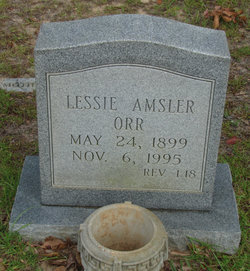 Leslie Katherine “Lessie” <I>Amsler</I> Orr 
