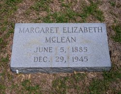 Margaret Elizabeth “Bessie” McLean 