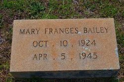 Mary Frances <I>Dabney</I> Bailey 
