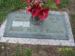 Annie Mae <I>Pearson</I> Ellison 