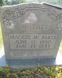 Maggie <I>McDonald</I> Baker 