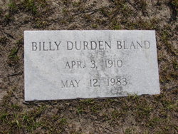 Billy <I>Durden</I> Bland 