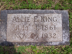 Allen Eliza “Allie” <I>Hailey</I> King 