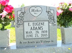 Edith Eugene <I>Quillen</I> Adams 