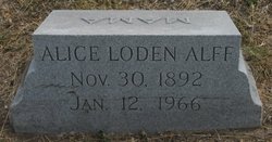 Alice Mary <I>Loden</I> Alff 