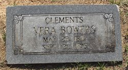 Vera <I>Clements</I> Bowers 