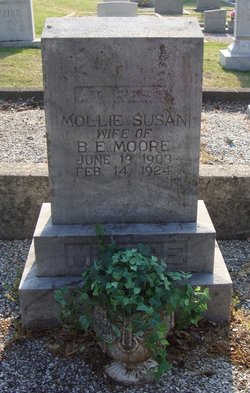 Mollie Susan <I>Maddox</I> Moore 