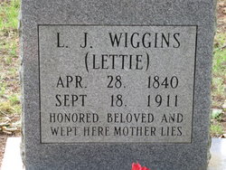 L Julette “Lettie” <I>Hyde</I> Wiggins 