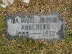 Ida Marie Johnson <I>Turnquist</I> Anderson 