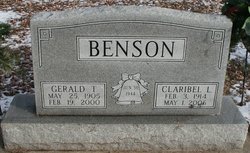 Claribel <I>Lee</I> Benson 