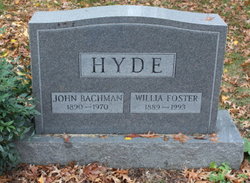 Willia Ker <I>Foster</I> Hyde 