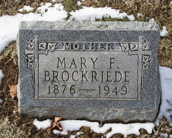 Mary Frances <I>Head</I> Brockriede 