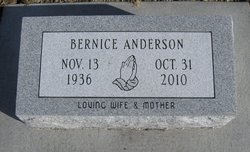Bernice Earlene <I>Lowder</I> Anderson 