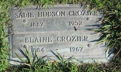 Sadie <I>Hudson</I> Crozier 