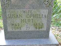 Susan Ophelia <I>Massey</I> Hurt 