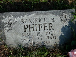 Carrie Beatrice <I>Bailey</I> Phifer 