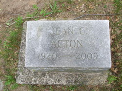 Jean C. <I>McCune</I> Acton 