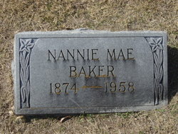 Nannie Mae <I>McDade</I> Baker 