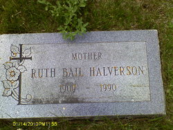 Ruth Irene <I>Kasinger</I> Bail Halvorson 