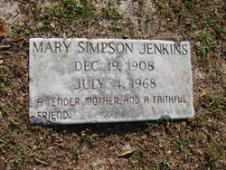 Mary <I>Simpson</I> Jenkins 